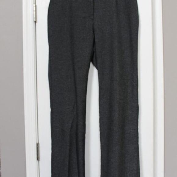 rafaella Casual Dress Pants Slacks Trouser Woman's Size 10 Black Tiny Plaid - Picture 1 of 4